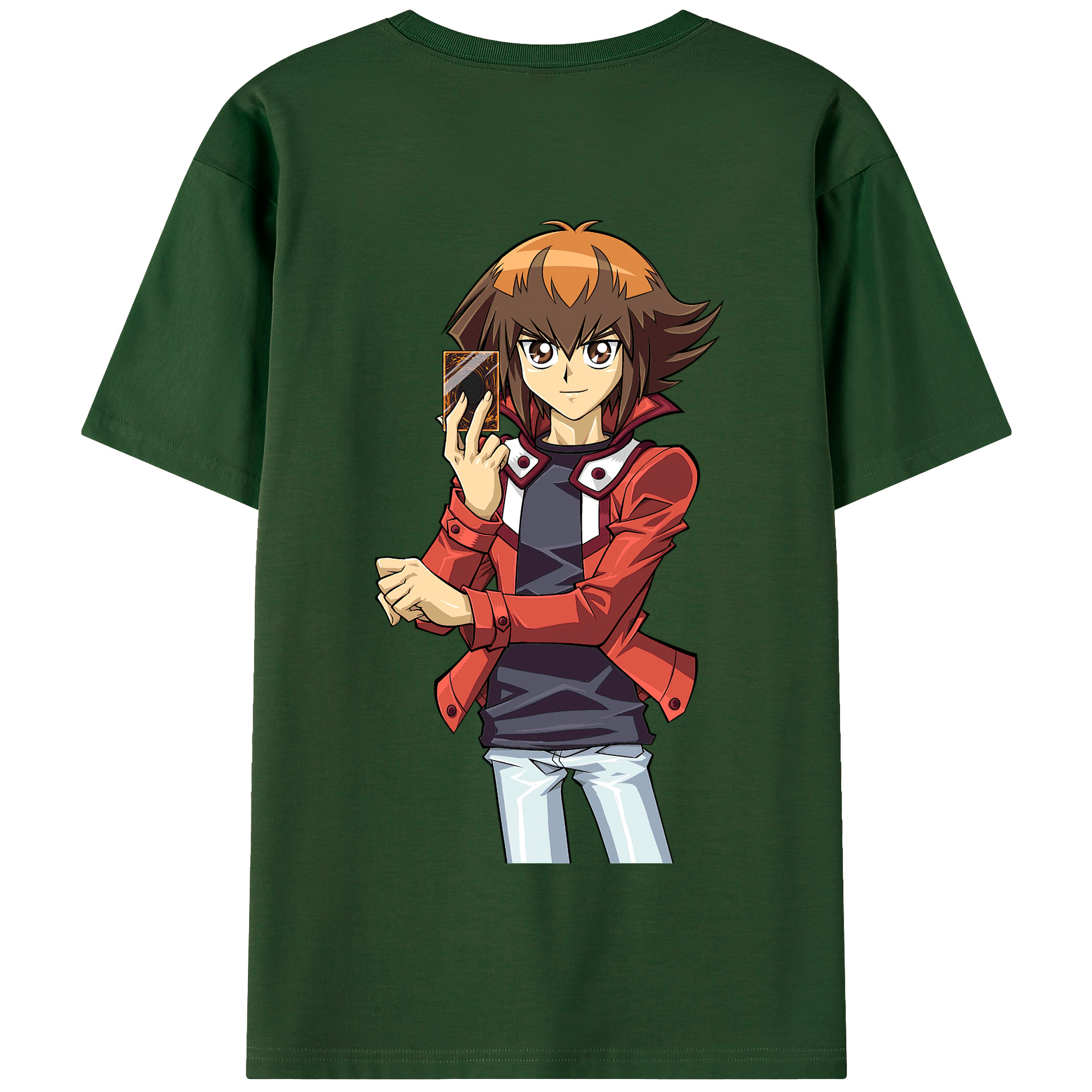 （画像用） 遊☆戯☆王 Yu-Gi-Oh! 綿100％半袖Tシャツ（背面プリント）